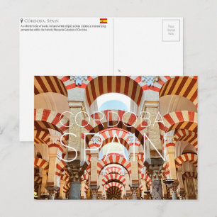 Carte postale de voyage à Cordoue, Espagne