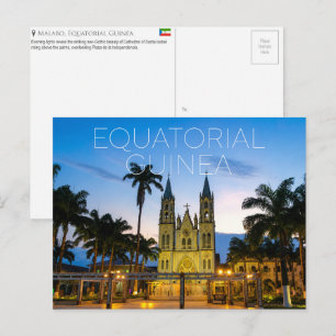 Carte postale de voyage à Malabo, Guinée équatoria