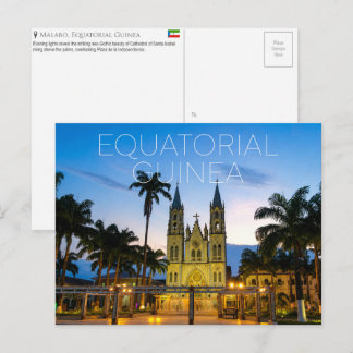 Carte postale de voyage à Malabo, Guinée équatoria