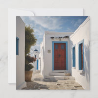 Carte postale de voyage à Mykonos Grèce