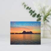 Carte postale de voyage à Palawan, Philippines (Debout devant)