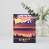 Carte postale de voyage à Park City, Utah (Debout devant)