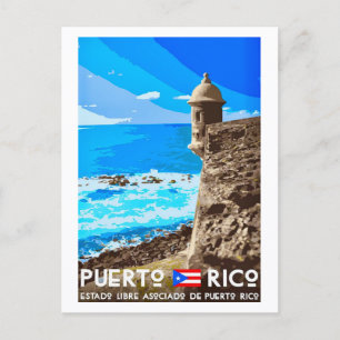 Carte postale de voyage à Porto Rico