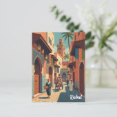 Carte postale de voyage à Rabat Maroc (Debout devant)