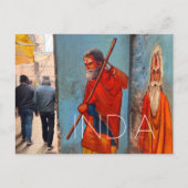 Carte postale de voyage à Varanasi, Inde (Devant)