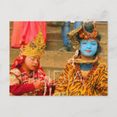 Carte postale de voyage à Varanasi, Inde (Devant)