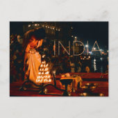 Carte postale de voyage à Varanasi, Inde (Devant)