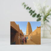 Carte postale de voyage Agadez, Niger (Debout devant)