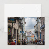 Carte postale de voyage Brésil (Devant / Derrière)