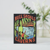 Carte postale de voyage Bull Shoals Caverns Arkans (Debout devant)