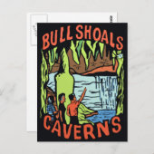 Carte postale de voyage Bull Shoals Caverns Arkans (Devant / Derrière)