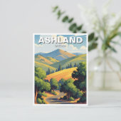 Carte postale de voyage d'Ashland Oregon (Debout devant)