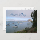 Carte postale de voyage de baie de Morro (Devant / Derrière)