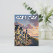 Carte postale de voyage de Cape May, New Jersey (Debout devant)