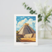 Carte postale de voyage de Chichen Itza Mexico (Debout devant)
