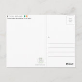 Carte postale de voyage de Cobh, Irlande (Dos)