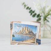 Carte postale de voyage de Dubaï (Debout devant)