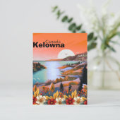 Carte postale de voyage de Kelowna BC, Colombie-Br (Debout devant)