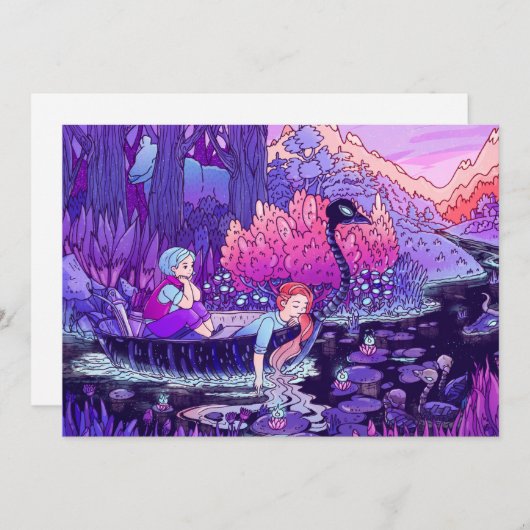 Carte postale de voyage de la rivière Black (Devant / Derrière)