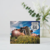 Carte postale de voyage de la route américaine 66 (Debout devant)