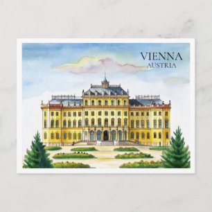 Carte postale de voyage de la ville de Vienne en A