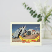 Carte postale de voyage de l'ancienne route 66 Cad (Debout devant)