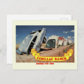 Carte postale de voyage de l'ancienne route 66 Cad (Devant / Derrière)