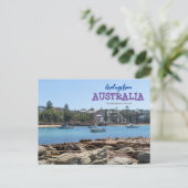 Carte postale de voyage de MacMasters Beach Austra (Debout devant)
