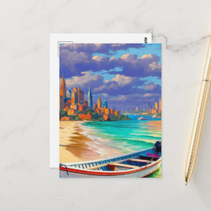 Carte postale de voyage de New York, Carte postale