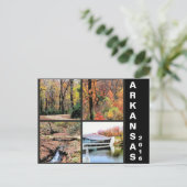 Carte postale de voyage de paysage d'automne en Ar (Debout devant)