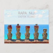 Carte postale de voyage de Rapa Nui / Île de Pâque (Devant)
