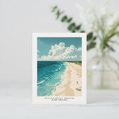 Carte postale de voyage de sable blanc Koh Chang (Debout devant)
