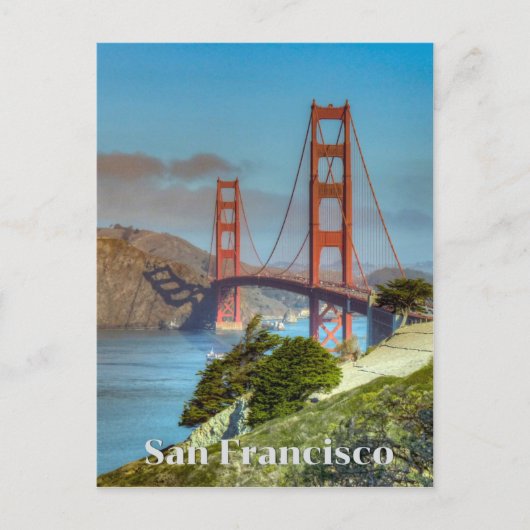 Carte postale de voyage de San Francisco (Devant)