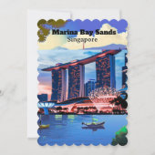 Carte postale de voyage de Singapour, Singapour Sk (Devant)