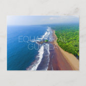Carte postale de voyage de Ureca Beach, Guinée équ (Devant)