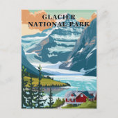 Carte postale de voyage du Glacier National Park,  (Devant)
