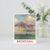 Carte postale de voyage du Montana (Debout devant)