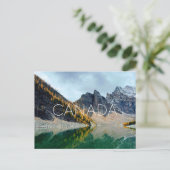 Carte postale de voyage du parc Banff, Canada (Debout devant)