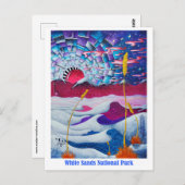 Carte postale de voyage du parc national des Sands (Devant / Derrière)