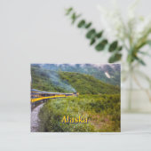 Carte postale de voyage du train Alaska (Debout devant)