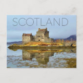 Carte postale de voyage Eilean Donan, Écosse (Devant)