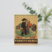 Carte postale de voyage en Pennsylvanie (Debout devant)