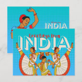 Carte postale de voyage Inde (Devant / Derrière)