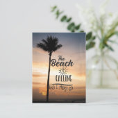 Carte postale de voyage inspirante (Debout devant)