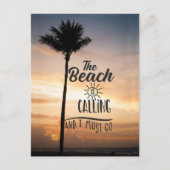 Carte postale de voyage inspirante (Devant)