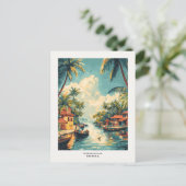 Carte postale de voyage Kerala India (Debout devant)