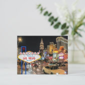 Carte postale de voyage LAS VEGAS Nevada (Debout devant)