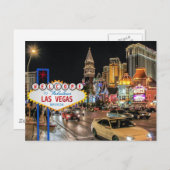 Carte postale de voyage LAS VEGAS Nevada (Devant / Derrière)