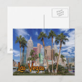 Carte postale de voyage LAS VEGAS Nevada (Devant / Derrière)