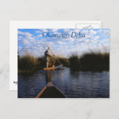 Carte postale de voyage Okavango Delta (Devant / Derrière)